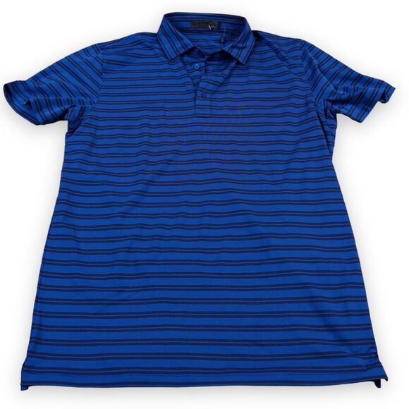 G/FORE | Shirts | Gfore Golf Shirt Mens Sm Navy Blue Blue Stripes ...